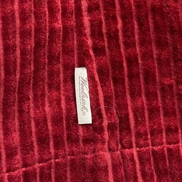 Vintage Women's L Woolrich Charcoal Gray Christmas Wool Zip Front Vest - Picture 6 of 10